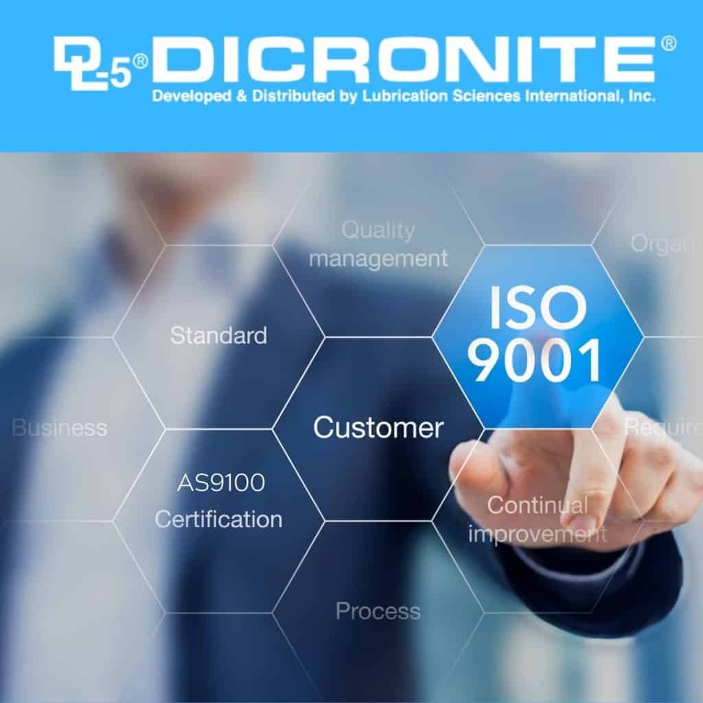 ISO9001 & AS9100 | Quality Certifications | Dicronite